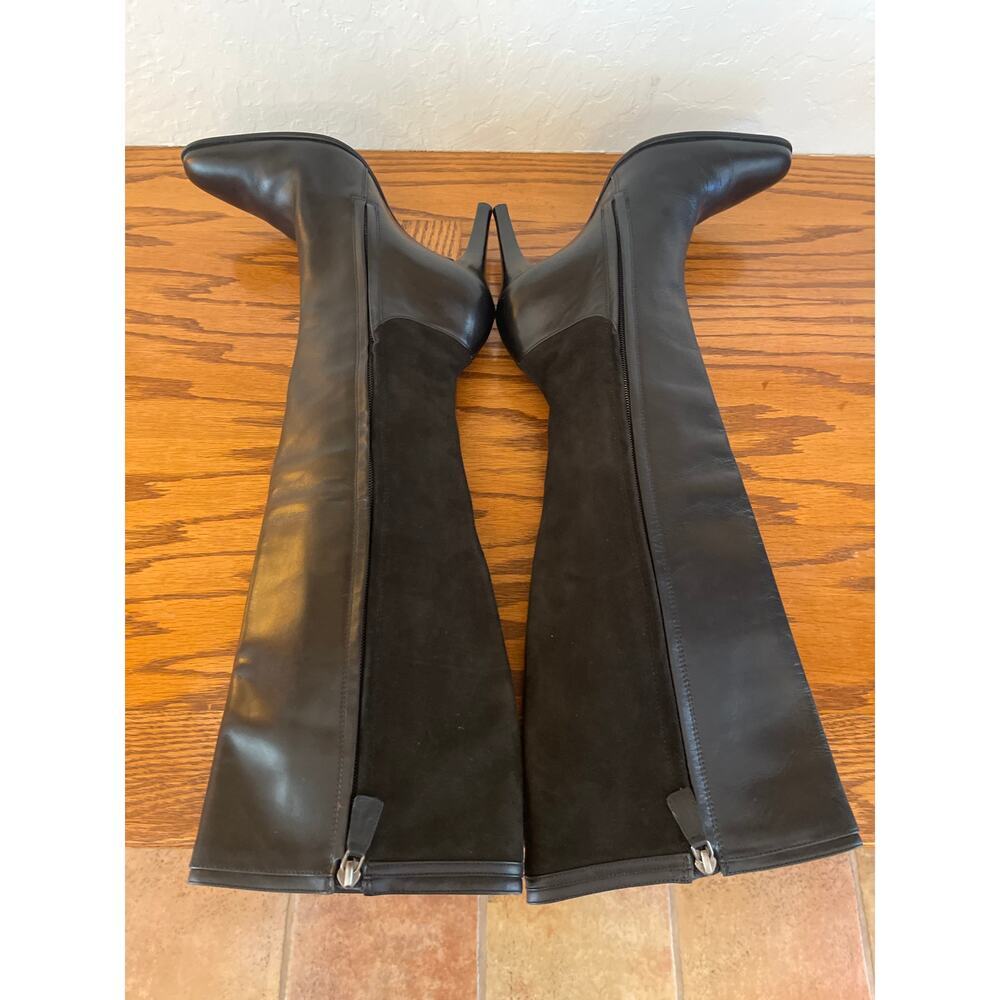 LAUREN by Ralph Lauren Lindsey tall heeled boots size 8 - Picture 5 of 9